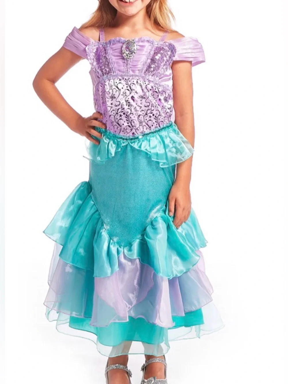 Disney Store The Little Mermaid Toddler Girls Costume Size 4 EUC